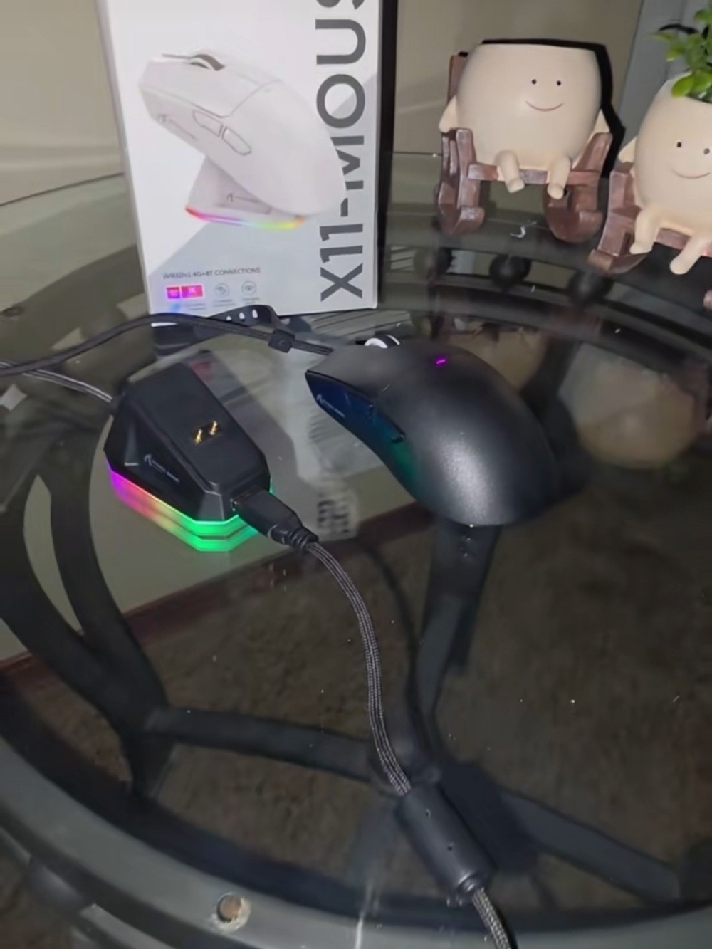 RGB Wireless Gaming Mouse - Black
